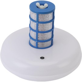 AUNMAS Ionizador Solar para Piscinas, Limpiador de Piscinas con LED Que Cambia de Color y ánodo de Cobre, para Enterradas y Elevadas