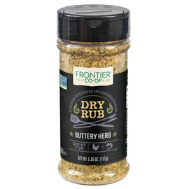 Frontier Buttery Herb Dry Rub, 5.36 Ounce