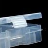 YXQ 47 Batteries Organizer Storage Case Box Holder Clear Plastic