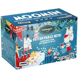 Nordqvist Moomin The Best Moment of the Day Flavored Black Tea 10 Boxes of 35 g 12 oz