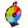 Leeuoe 12 Inch Editable&Erasable Prize Wheel 12 Slots Heavy Duty