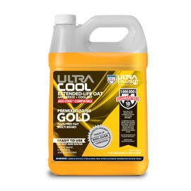 ULTRA 1PLUS Oat NAPS Free Extended Life Antifreeze + Coolant (50/50, Gold, 1 Gallon)