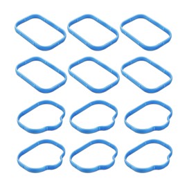 Middrivr Intake Manifold Gaskets Lower & Upper Gasket Plenum Set, Intake Manifold Rubber Sealing Gasket Compatible with Dodge Chrysler Jeep, Replaces# 5184562AC 5184331AC