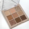 MADGININE 9-Color Brown Eyeshadow Palette 2 PCS Dark Eyeshadow Palette,