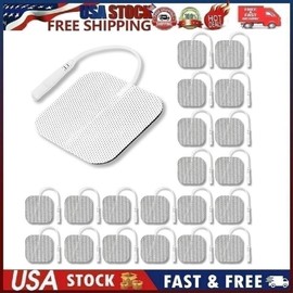 Syrtenty TENS Unit Pads 2x2 20pcs Reusable Replacement Electrode Patches for ...
