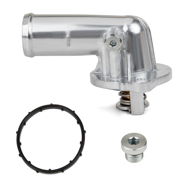 MITZONE Upgrade Aluminum Thermostat Housing Assembly Compatible with Dodge Durango