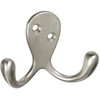NATIONAL MFG/SPECTRUM BRANDS HHI N830-152 Double Robe Hook, Satin Nickel