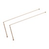 2 x Copper Dowsing Rods, 99.9% Copper, Tensor One-Handed Divination