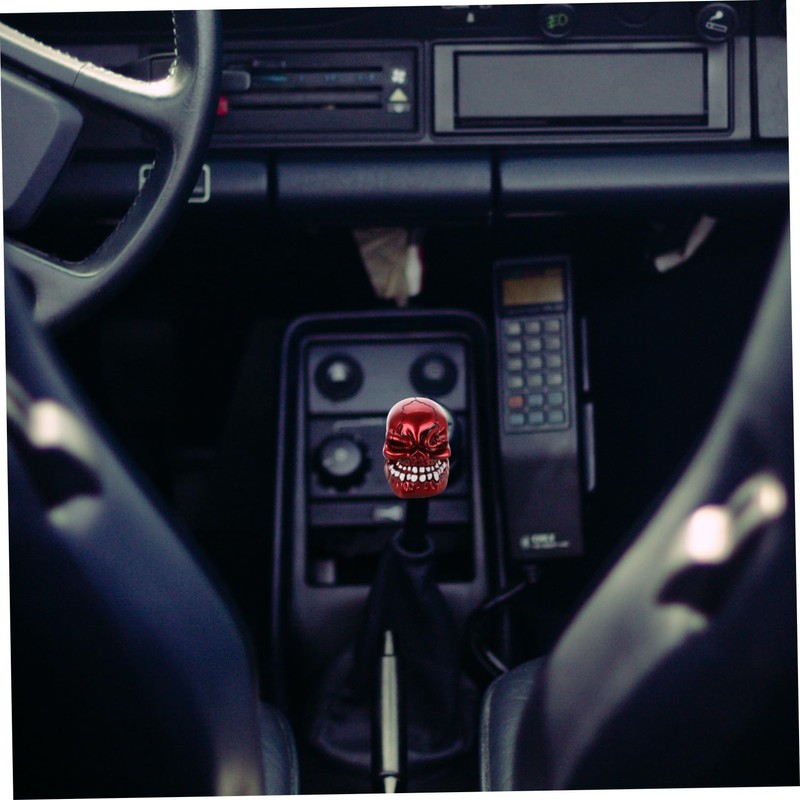ULTECHNOVO Skull Gear Shift Knob for Manual Car Resin Knobs