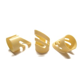 Phoenix Finger Picks, Set of 3, Large Size (Approx. 0.6 inches (14 mm)), Acoustic Fork, Electric Guitar Compatible, Finger Nail Protection, Easy Processing, 45 Days Long Warranty (Cream) Pick