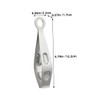 SUPVOX Tweezers Supplies 4pcs Small Tweezers for Kitchen Portable and