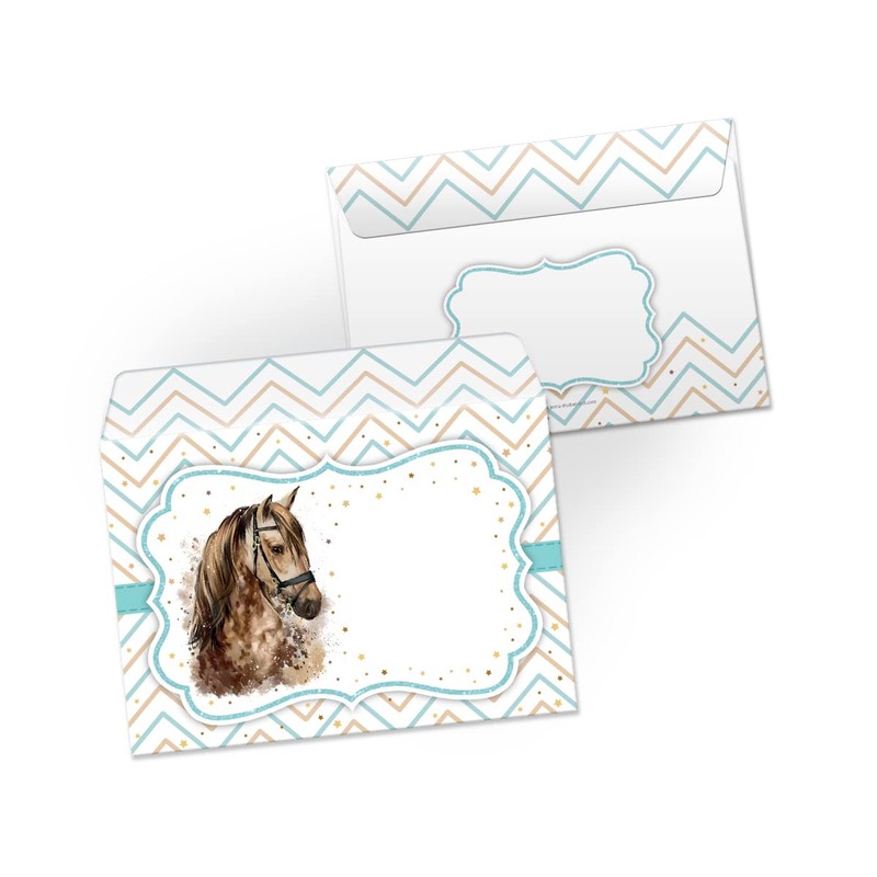 A5 Letter Pad with Envelopes Children's Horse for Girls (Pad
