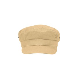 MADSea Unisex Canvas Elbsegler Peaked Cap, beige
