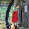 USB Rechargeable Lighter Windproof Dual Arc Lighter Waterproof Flameless Electric