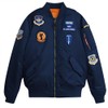 Alpha Industries Boys' Squadron MA-1 Flight Jacket - Replica Blue
