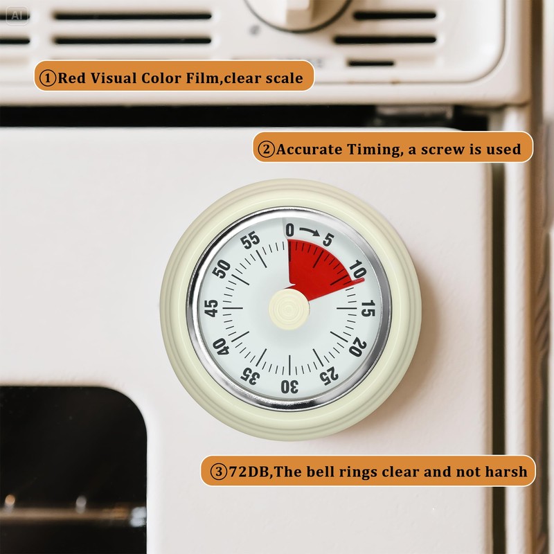 Kitchen Timer for Cooking,Chef Cooking Timer Clock with Loud Alarm,