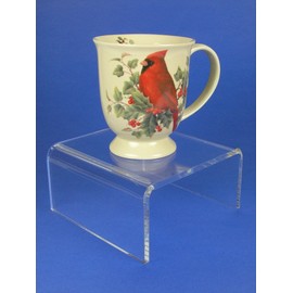 BANBERRY DESIGNS Clear Acrylic Display Risers - Premium Quality - 3" H - Pack of 2