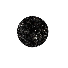 Black Edible Sprinkle Glitter Shimmer Sparkle Flakes for Cakes and Cupcakes 1/4 oz For Use with Black Frosting