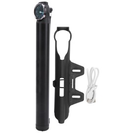 Portable Electric Pump Tire Inflator USB Charging 120PSI for American and French Valve Bike Road Mountain Bicycle