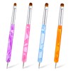 4 Pcs Nail Cleanup Brush & Nail Brushes for French