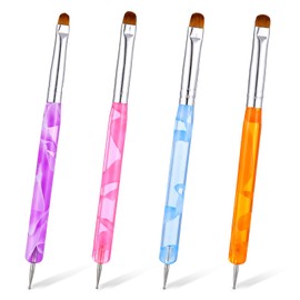 4 Pcs Nail Cleanup Brush & Nail Brushes for French Tip