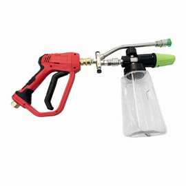 Car Wash Foam Cannon, 1L Foam Cannon, Car Foam Wide Neck Soap Sprayer for Pressure Washer, with Transparent Bottle, 1/4'' Quick Connector (Type 2)