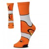 For Bare Feet Clown Fish Sock Puppet Orange Medium Socks