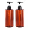 Volumoon Pack of 2 500 ml Refillable Soap Dispenser, Empty