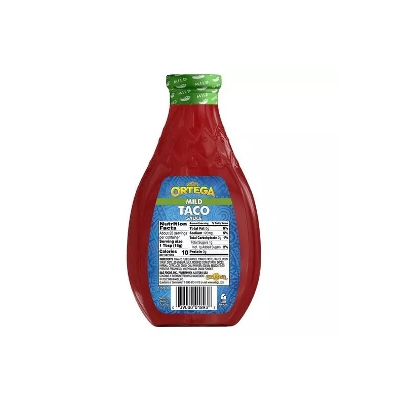 Does Not Apply Ortega Taco Sauce Original Thick and Smooth,