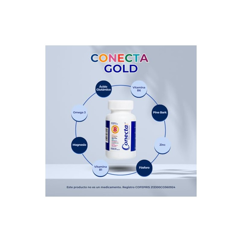 Suplemento alimenticio Conecta Gold (600 mg)