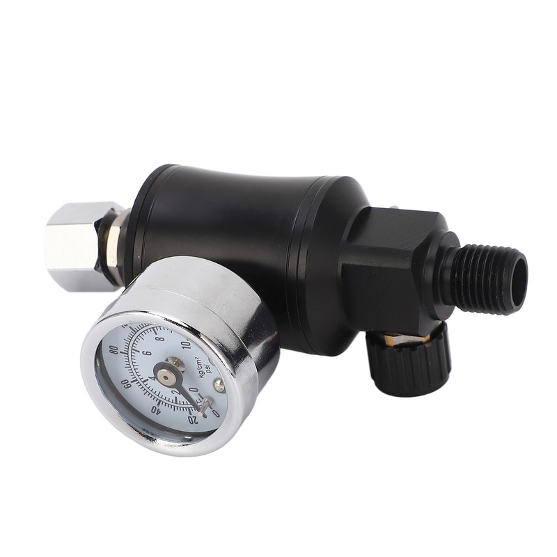 Air Pressure Regulator Filter Pneumatic Adjusting Valve with Gauge for