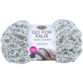 Lion Brand Yarn Go fo - Hilo sintético grueso y rápido de bonificación, HUSKY