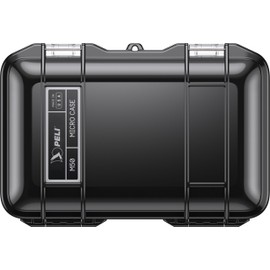 PELI M50 Micro Case – High Quality Protection for Valuable Equipment and Compact Tools; Water-, Dust- and Shatter-Resistant; Volume 1 Litre; Colour: Black