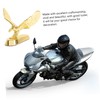 Vaguelly Vivid 3D Eagle Motorbike Hood Decor Badge Statue Car