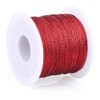 Red Metallic Cord 1 mm x 100 m for Crafts,