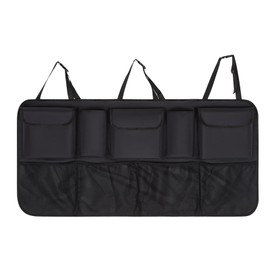 Car Trunk Organizer | Back Seat Car Organizer - Heavy Duty Waterproof Cargo Bag with Multi Pocket, Large Capacity Interior Accessories Storage for Medium or Large Size Suvs Rvs