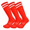 Marchare Boys Soccer Socks Toddler Athletic Socks 10-14 Years Knee