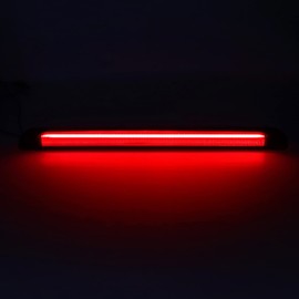 R&F Auto LED Smoked Third Brake Light Compatible with Suburban 1992-1999 / Tahoe 95-99 / Blazer S10/ Yukon 92-99/ Yukon XL 00-04/ Denali/Jimmy S-15/ Bravada/Escalade 99-20 High Mount Stop Lamps