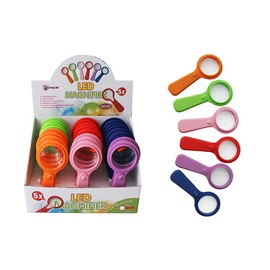 Diamond Visions Max Force MA-0114 LED 5X Handheld Magnifier Multipack in Assorted Colors (2 Magnifiers)