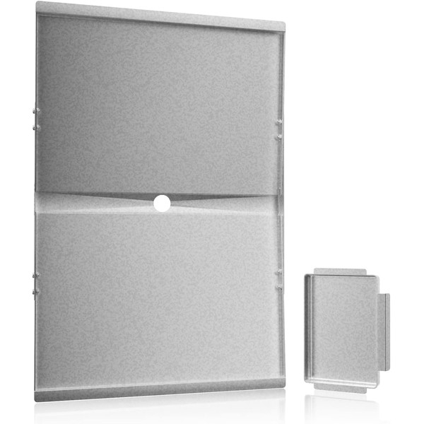 Grease Tray for Gas Grill - Adjustable Drip Pan for