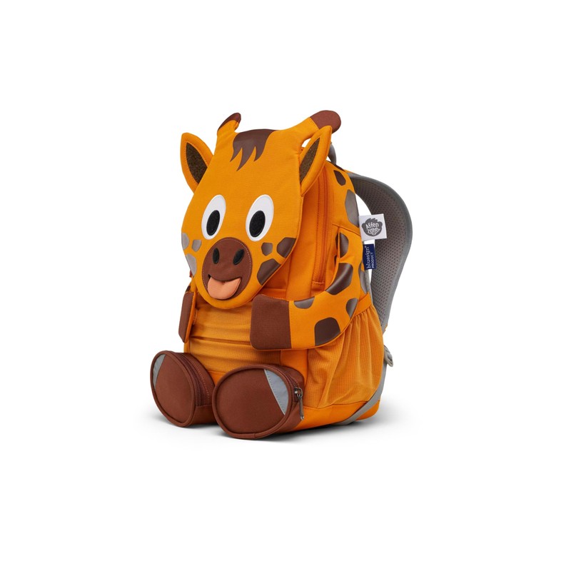 Affenzahn Unisex Children's Giraffe Small Nursery Backpacks, Giraffe - Orange,
