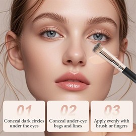Coloured Clay Under Eye Corrector,Undereye Corrector Concealer,Waterproof and Light Long Lasting Foundation Hydrating Under Eye Makeup Natural Color