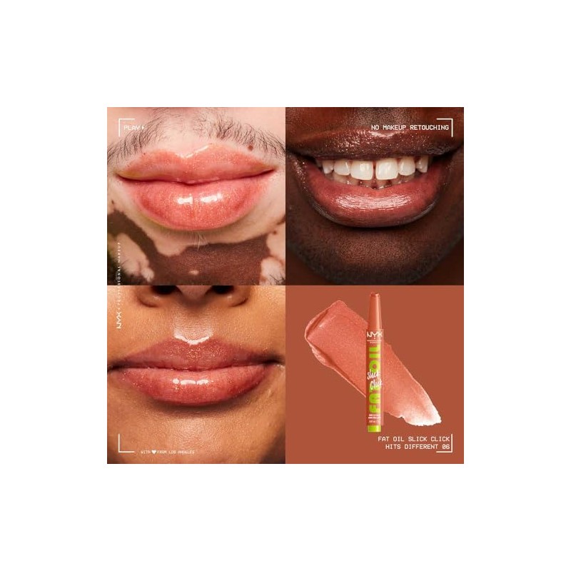 NYX Professional Makeup, Fat Oil Slick Stick, Brillo de Labios,