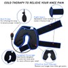 EVERCRYO Cryo Cuff Knee Cooler Compression Cold Pack Knee Cold