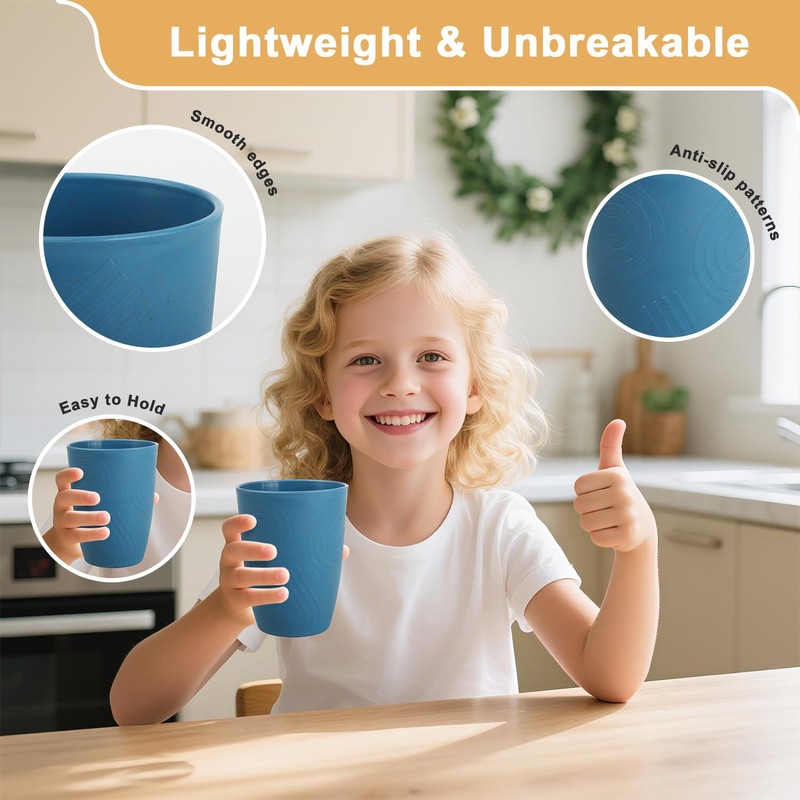 BUSOKIP 12 oz Wheat Straw Cups Set of 6, Alternatives