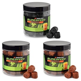 Tandem Baits Set of 3 SuperFeed Hook Fatty Pellet Flavour Mix Robin Red | Carp Fishing Hookbaits | Carp Pellets | Carp Fishing Bait | Carp Bait | Carp Fishing Accessories for Monster Fish 14mm 150g