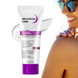 Sun Cream SPF 100, Anti-Ageing Sun Protection SPF 100, Sun Cream for Face and Body, Sunscreen SPF 100, UV Protection Sunblocker for Outdoor Sports - Waterproof, Soothing