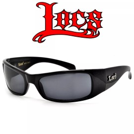 LOCS MENS LOCS OG GANGSTER LOWRIDER CHOLO DARK BLACK SHADES SUNGLASSES