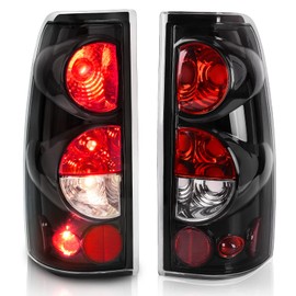 DWVO Tail Lights Compatible with 1999-2006 Chevy Silverado 1500 2500 3500 & 2007 Silverado Classic Body Style, 1999-2002 GMC Sierra 1500 2500 3500 Tail Lamps OE-Clear Lens