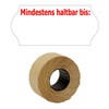 1,500 Labels 26 x 12 mm White "At Least Last